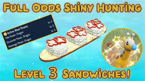 dragon shiny hunting sandwich.